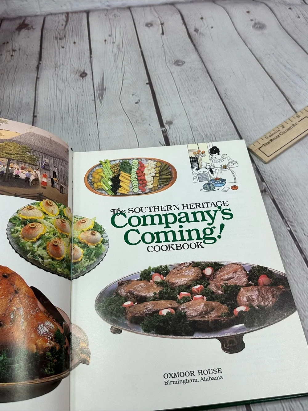 vtg 1983 Southern Living Company's Coming! Cookbook hardcover comfort food retro